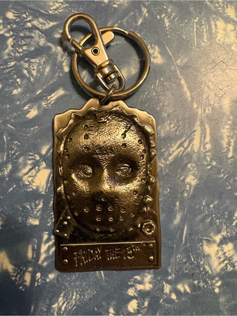 Friday the 13th Jason Mask Metal Keychain